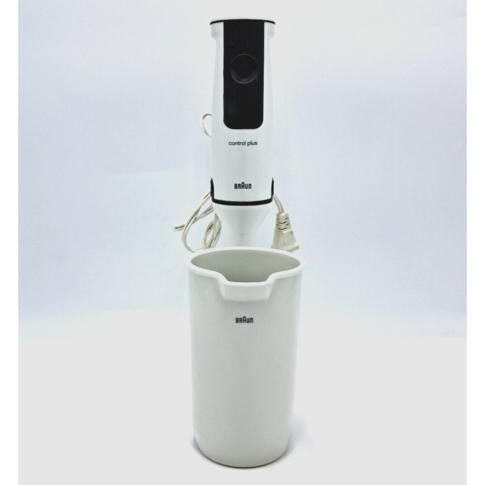 Braun Control Plus Single Speed Immersion Blender & Blending Cup Type 418  200W